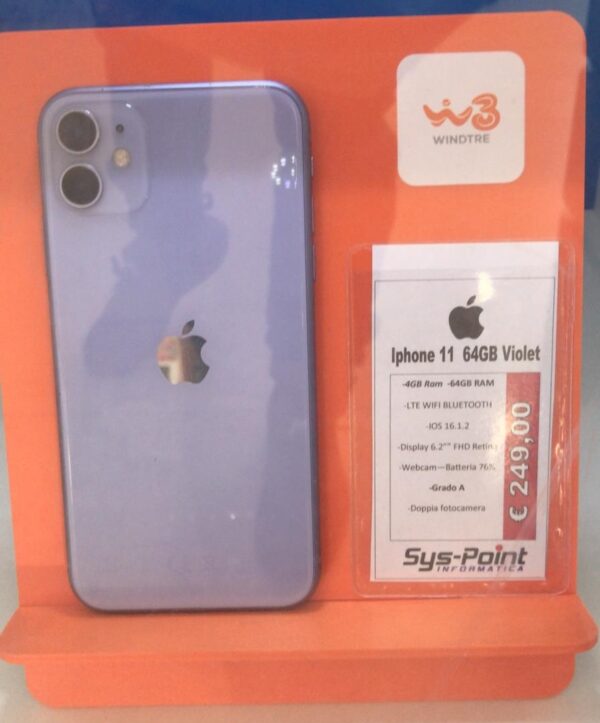 Iphone 11 64GB Purple Grado B