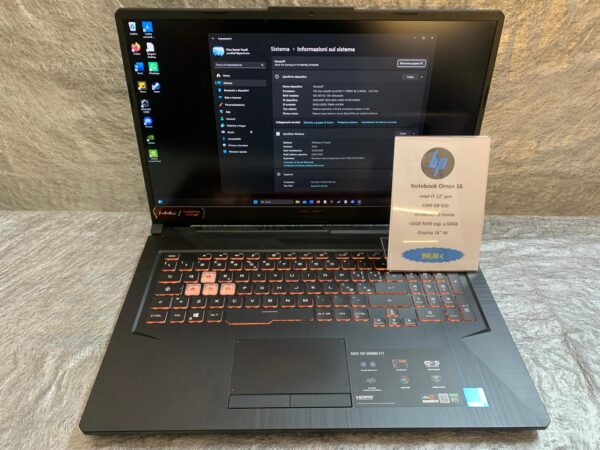 NB Asus Tuf Gamin F17